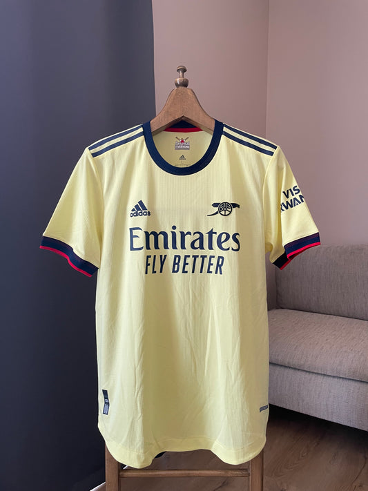 Arsenal 🏴󠁧󠁢󠁥󠁮󠁧󠁿 Auswärtstrikot (Spielerversion) '21 - '22 - Neu ohne Etikett