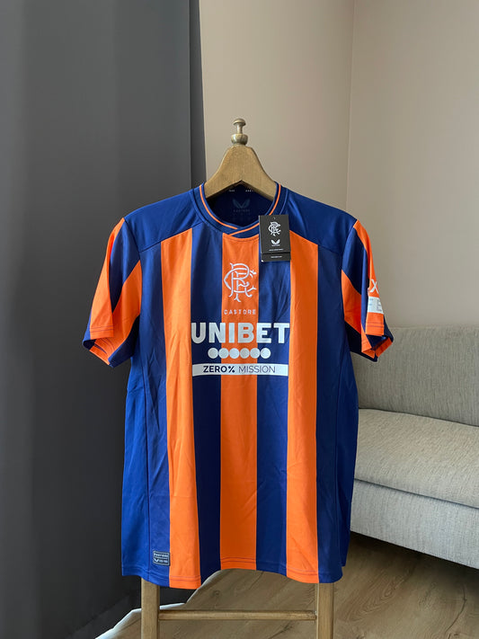 Glasgow Rangers 🏴󠁧󠁢󠁳󠁣󠁴󠁿 23/24 Ausweichtrikot (Fanversion) - Neu mit Etikett